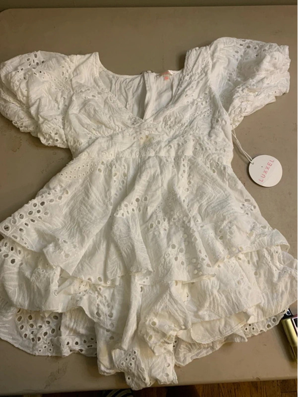 Lace romper size L